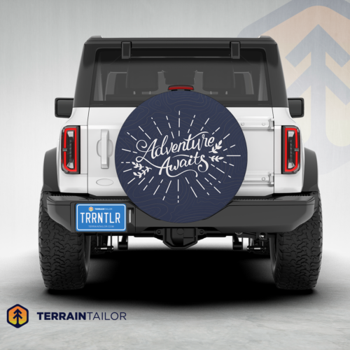 Adventure Awaits Spare Tire Cover