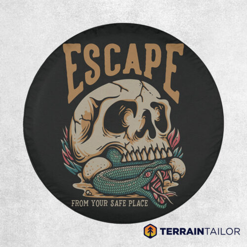 Escape From Your Safe Place Spare Tire Cover