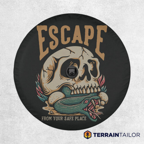 Escape From Your Safe Place Spare Tire Cover