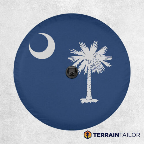 South Carolina State Flag Spare Tire Cover