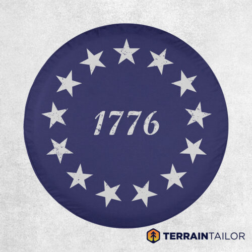 1776 Betsy Ross Flag Spare Tire Cover