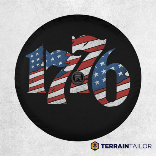 Fusion 1776 Flag Spare Tire Cover