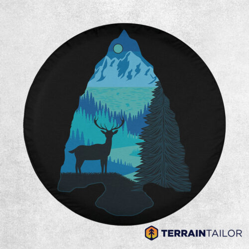 Mountain Majesty Spare Tire Cover