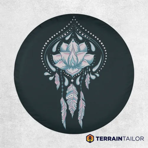 Dreamcatcher Lotus Spare Tire Cover