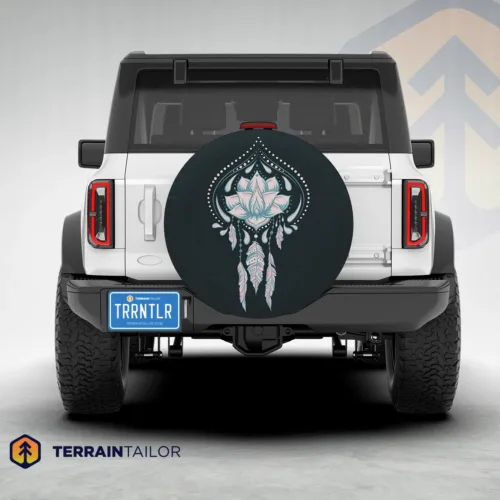 Dreamcatcher Lotus Spare Tire Cover