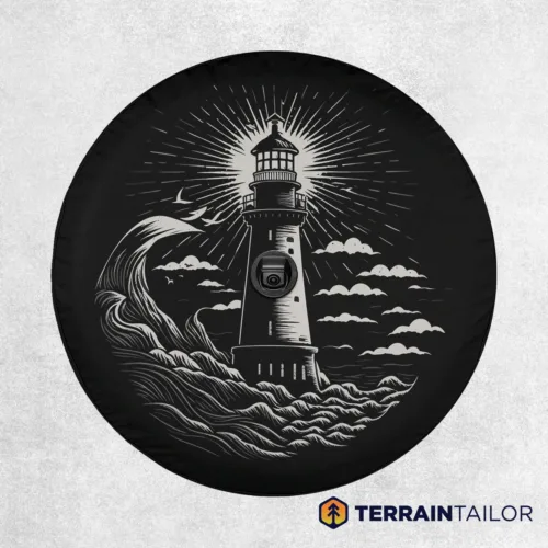 Lighthouse Beacon Spare Tire Cover