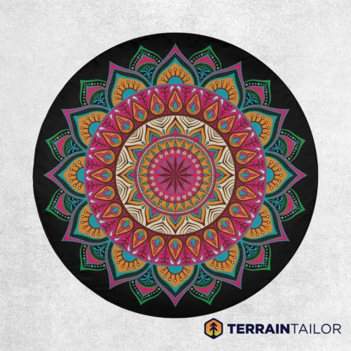 Mandala Artistry Spare Tire Cover