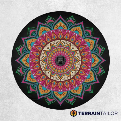 Mandala Artistry Spare Tire Cover